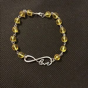 Beaded Infinity Anklet